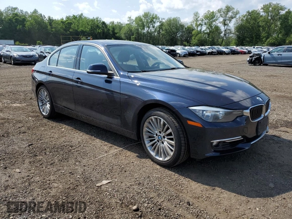 2015 BMW 3 Series 328i xDrive with VIN WBA3B5G50FNS16915, listed as a Copart auction lot 61603915 with 137,059 mi miles and Salvage title. Bid and sale history available at DreamBid. Image 4.