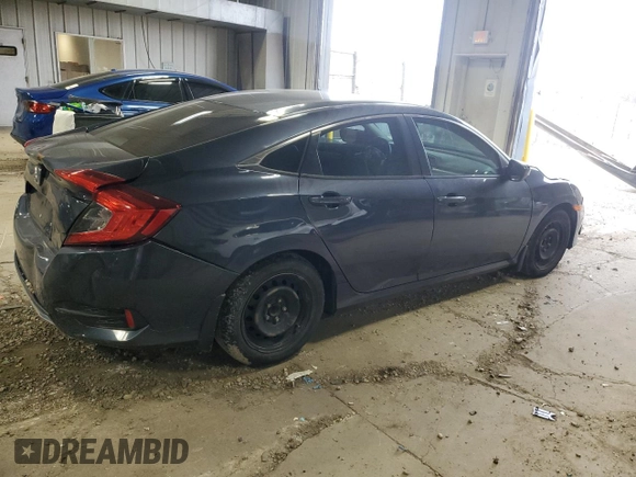 2020 Honda Civic Sedan LX with VIN 19XFC2F66LE015655, listed as a Copart auction lot 50711075 with 0 mi miles and Salvage Title. Bid and sale history available at carsss.com. Image 3.