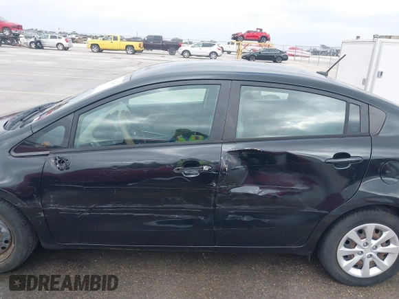 2015 Kia Rio LX with VIN KNADM4A39F6440291, listed as a IAAI auction lot 41532881 with 97,238 mi miles. Bid and sale history available at carsss.com. Image 6.
