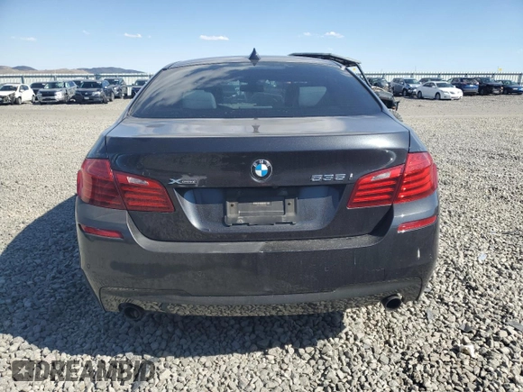 2014 BMW 5 Series 535i xDrive with VIN WBA5B3C55ED532060, listed as a Copart auction lot 48611175 with 138,915 mi miles and Salvage Title. Bid and sale history available at carsss.com. Image 6.