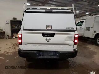 2024 Nissan Frontier S with VIN 1N6ED1CL5RN607496, listed as a Copart auction lot 50580225 with 7,204 mi miles and Salvage Title. Bid and sale history available at DreamBid. Image 6.
