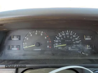1995 Toyota T100 z VIN JT4VD22F0S0010554, wystawiony jako Copart lot #54718275 z przebiegiem 126 608 mil mil oraz Czysty tytuł • Clean title. Historia ofert i sprzedaży dostępna na DreamBid. Obrazek 9.