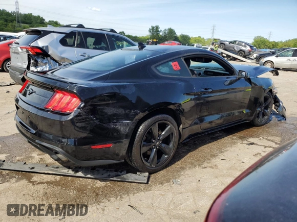 2021 Ford Mustang EcoBoost with VIN 1FA6P8TH4M5103605, listed as a Copart auction lot 58730594 with 63,996 mi miles and Salvage Title. Bid and sale history available at carsss.com. Image 3.