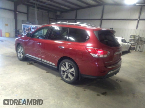 2014 Nissan Pathfinder SL with VIN 5N1AR2MN7EC607817, listed as a IAAI auction lot 41156939 with 145,463 mi miles and . Bid and sale history available at DreamBid. Image 3.
