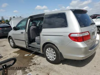 2007 Honda Odyssey LX z VIN 5FNRL382X7B084104, wystawiony jako Copart lot #57399625 z przebiegiem 213 134 mil mil oraz Szkoda całkowita • Salvage title. Historia ofert i sprzedaży dostępna na DreamBid. Obrazek 2.