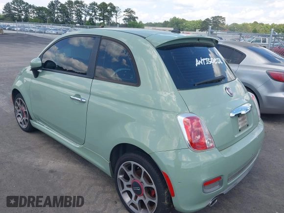 2012 FIAT 500 Sport z VIN 3C3CFFBRXCT115808, wystawiony jako IAAI lot #42277722 z przebiegiem 172 538 mil mil oraz . Historia ofert i sprzedaży dostępna na DreamBid. Obrazek 3.
