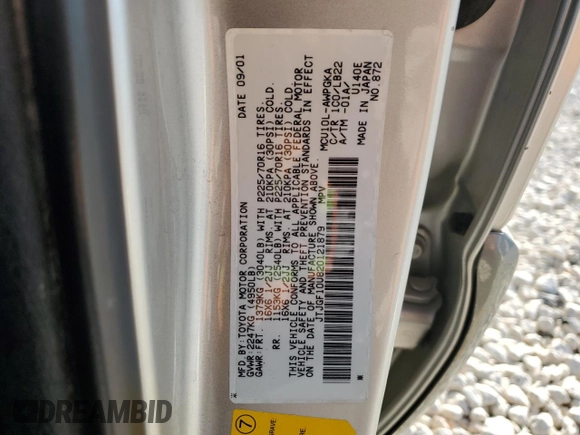 2002 Lexus RX 300 with VIN JTJGF10U820121879, listed as a Copart auction lot 52496705 with 92,641 mi miles and Salvage Title. Bid and sale history available at carsss.com. Image 15.