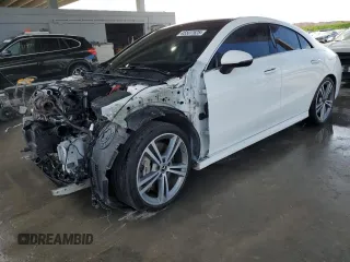 2020 Mercedes-Benz CLA with VIN WDD5J5BB6LN073031, listed as a Copart auction lot 45507525 with 52,747 mi miles and Clean Title. Bid and sale history available at carsss.com. Image 1.