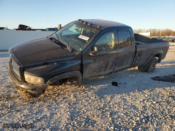 2004 Dodge Ram 3500 SLT with VIN 3D7LU38C44G182472, listed as a Copart auction lot 83442714 with 220,410 mi miles and Salvage Title. Bid and sale history available at carsss.com. Image 1.