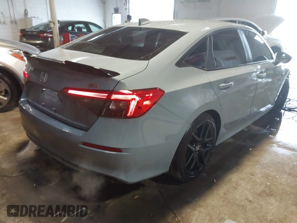 2022 Honda Civic Si with VIN 2HGFE1E59NH472028, listed as a IAAI auction lot 41249075 with 37,970 mi miles and . Bid and sale history available at DreamBid. Image 4.