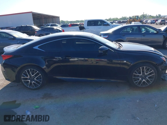 2015 Lexus RC 350 F Sport with VIN JTHHE5BC3F5004742, listed as a IAAI auction lot 42235743 with 108,388 mi miles and . Bid and sale history available at DreamBid. Image 14.
