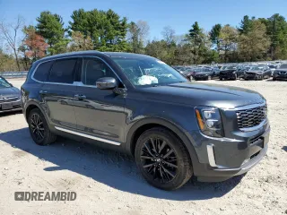 2020 Kia Telluride SX z VIN 5XYP5DHC2LG075139, wystawiony jako Copart lot #54971195 z przebiegiem 52 226 mil mil oraz Szkody całkowita. Historia ofert i sprzedaży dostępna na DreamBid. Obrazek 1.