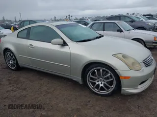 2005 Infiniti G35 with VIN JNKCV54E55M423348, listed as a IAAI auction lot 42195346 with 160,714 mi miles. Bid and sale history available at carsss.com. Image 1.