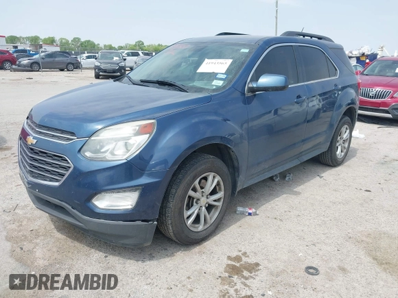 2016 Chevrolet Equinox LT z VIN 2GNALCEK6G6310380, wystawiony jako IAAI lot #41943565 z przebiegiem 165 793 mil mil oraz . Historia ofert i sprzedaży dostępna na DreamBid. Obrazek 2.