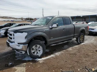 2016 Ford F-150 XLT with VIN 1FTFX1EG0GKD44802, listed as a Copart auction lot 48735915 with 157,613 mi miles and Salvage Title. Bid and sale history available at carsss.com. Image 1.