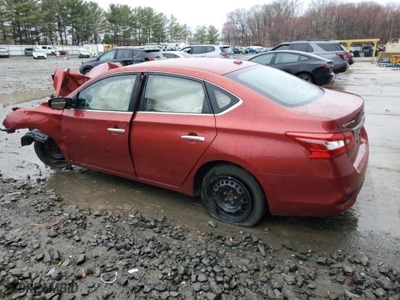2017 Nissan Sentra S with VIN 3N1AB7AP2HY231165, listed as a Copart auction lot 50294255 with 0 mi miles and Salvage Title. Bid and sale history available at carsss.com. Image 2.