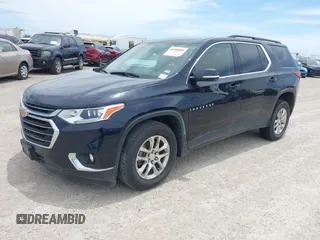 2020 Chevrolet Traverse LT Cloth z VIN 1GNERGKW3LJ151698, wystawiony jako IAAI lot #42016109 z przebiegiem 61 084 mil mil oraz . Historia ofert i sprzedaży dostępna na DreamBid. Obrazek 2.