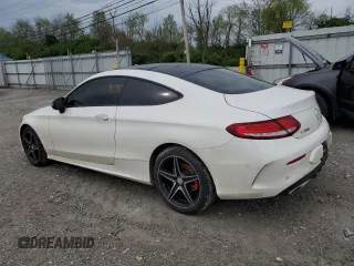 2017 Mercedes-Benz C 300 z VIN WDDWJ4KBXHF341482, wystawiony jako Copart lot #53969185 z przebiegiem 119 121 mil mil oraz Szkoda całkowita • Salvage title. Historia ofert i sprzedaży dostępna na DreamBid. Obrazek 2.