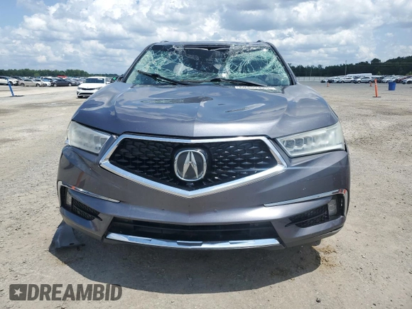 2017 Acura MDX Advance with VIN 5FRYD3H8XHB001445, listed as a Copart auction lot 60492425 with 139,450 mi miles and Salvage title. Bid and sale history available at DreamBid. Image 5.