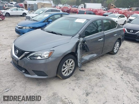 2019 Nissan Sentra SV with VIN 3N1AB7AP7KL609338, listed as a IAAI auction lot 41912906 with 66,321 mi miles and . Bid and sale history available at DreamBid. Image 17.