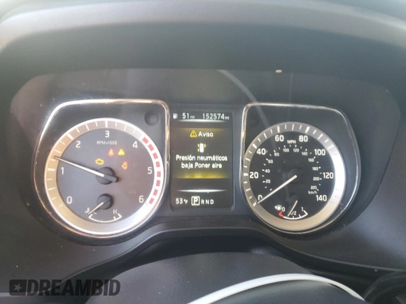 2017 Nissan Titan with VIN 1N6BA1R98HN519726, listed as a Copart auction lot 41505795 with 152,574 mi miles and Clean title. Bid and sale history available at DreamBid. Image 9.