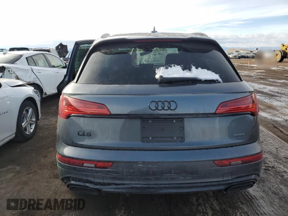 2024 Audi Q5 S line Prestige with VIN WA1F2AFY8R2069618, listed as a Copart auction lot 87875475 with 0 mi miles and Salvage Title. Bid and sale history available at carsss.com. Image 6.