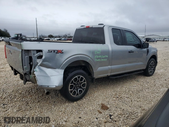 2023 Ford F-150 XL с VIN 1FTEX1CP4PKE37756, выставлен на аукционе Copart как лот 44459205 с пробегом 26 441 миль миль и Списание • Salvage title. История ставок и продаж доступна на DreamBid. Изображение 3.