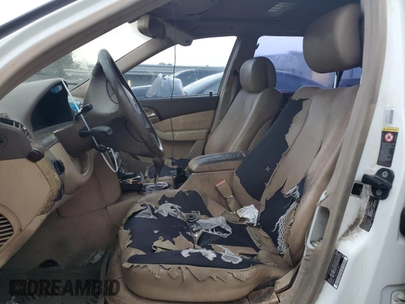 2003 Mercedes-Benz S-Class 5.0L with VIN WDBNG75J53A351091, listed as a Copart auction lot 85154434 with 261,558 mi miles and Salvage Title. Bid and sale history available at carsss.com. Image 7.