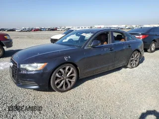 2014 Audi A6 Premium Plus with VIN WAUDFAFCXEN100850, listed as a Copart auction lot 60756835 with 67,389 mi miles and Salvage title. Bid and sale history available at DreamBid. Image 1.