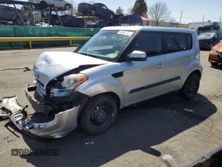 2012 Kia Soul + with VIN KNDJT2A67C7409358, listed as a Copart auction lot 52045175 with 106,908 mi miles and Salvage Title. Bid and sale history available at carsss.com. Image 1.