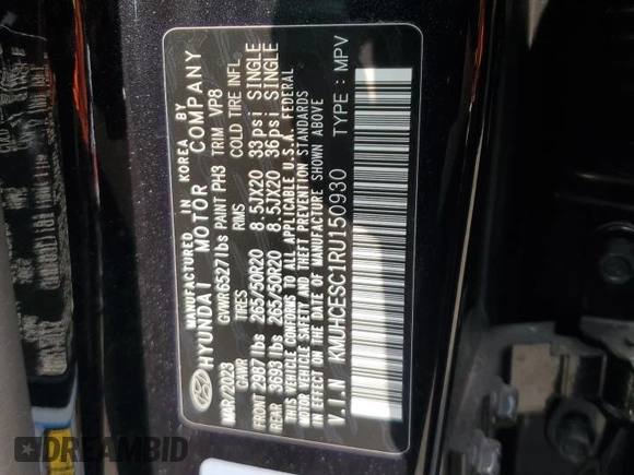 2024 Genesis GV80 z VIN KMUHCESC1RU150930, wystawiony jako Copart lot #57501135 z przebiegiem 22 320 mil mil oraz Szkoda całkowita • Salvage title. Historia ofert i sprzedaży dostępna na DreamBid. Obrazek 15.