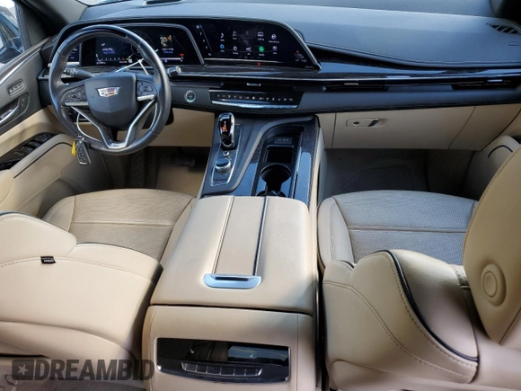 2023 Cadillac Escalade 4WD Premium Luxury z VIN 1GYS4BKL3PR236058, wystawiony jako Copart lot #46817095 z przebiegiem 53 089 mil mil oraz Tytuł czysty. Historia ofert i sprzedaży dostępna na DreamBid. Obrazek 8.