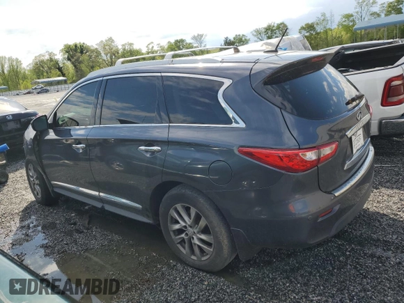 2014 Infiniti QX60 с VIN 5N1AL0MM4EC554829, выставлен на аукционе Copart как лот 52936825 с пробегом Не указан миль и Чистый • Clean title. История ставок и продаж доступна на DreamBid. Изображение 2.
