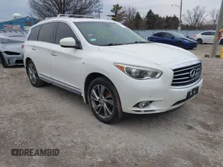 2015 Infiniti QX60 with VIN 5N1AL0MM5FC526488, listed as a IAAI auction lot 41511123 with 118,220 mi miles and . Bid and sale history available at DreamBid. Image 1.