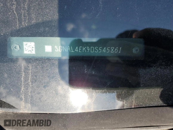2013 Chevrolet Captiva Sport LTZ with VIN 3GNAL4EK9DS545861, listed as a Copart auction lot 68501213 with 122,980 mi miles and Salvage Title. Bid and sale history available at DreamBid. Image 13.