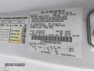 2017 Ford Mustang EcoBoost Premium with VIN 1FATP8UH0H5307423, listed as a IAAI auction lot 41738451 with 150,067 mi miles and . Bid and sale history available at carsss.com. Image 9.