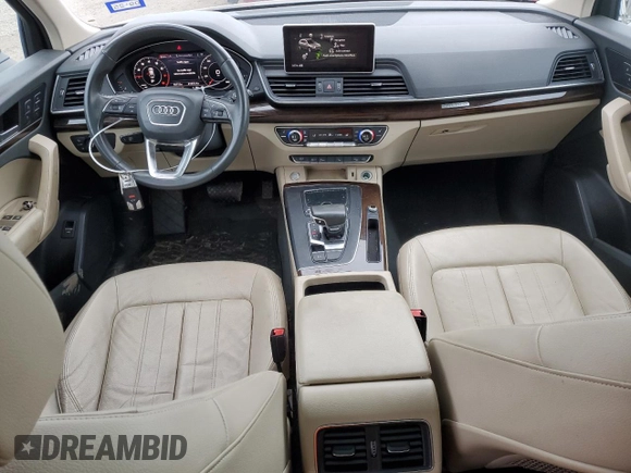 2018 Audi Q5 Premium Plus with VIN WA1BNAFY9J2216877, listed as a Copart auction lot 45960705 with 92,753 mi miles and Salvage Title. Bid and sale history available at carsss.com. Image 8.