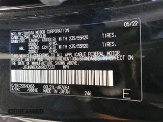 2022 Lexus RX with VIN JTJHZKEA2N2027232, listed as a Copart auction lot 42643925 with 42,593 mi miles and Salvage Title. Bid and sale history available at carsss.com. Image 14.