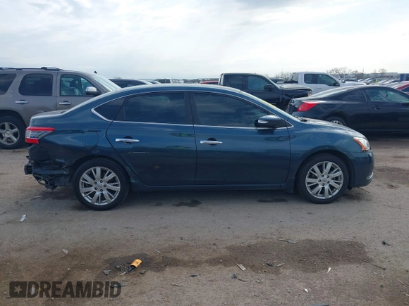 2015 Nissan Sentra S with VIN 3N1AB7AP7FY346826, listed as a IAAI auction lot 41878322 with 96,714 mi miles. Bid and sale history available at carsss.com. Image 13.
