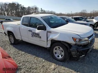 2021 Chevrolet Colorado 2WD Work Truck with VIN 1GCHSBEA8M1123510, listed as a Copart auction lot 44072905 with 88,515 mi miles and Salvage Title. Bid and sale history available at carsss.com. Image 4.