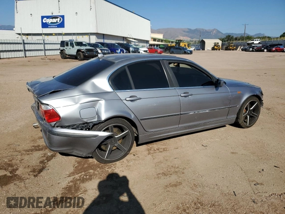2004 BMW 3 Series 330i with VIN WBAEV534X4KM36171, listed as a Copart auction lot 70062864 with 0 mi miles and Non Repairable. Bid and sale history available at carsss.com. Image 3.