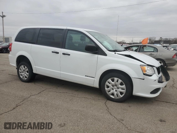 2020 Dodge Grand Caravan SE with VIN 2C4RDGBG9LR248739, listed as a Copart auction lot 87354994 with 72,651 mi miles and Salvage Title. Bid and sale history available at DreamBid. Image 4.