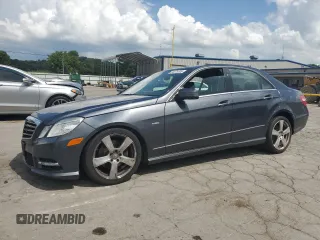 2012 Mercedes-Benz E 350 Luxury with VIN WDDHF5KB3CA605521, listed as a Copart auction lot 64076005 with 146,855 mi miles and Salvage title. Bid and sale history available at DreamBid. Image 1.