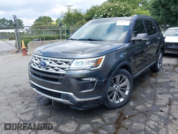 2018 Ford Explorer Limited с VIN 1FM5K7F88JGA81713, выставлен на аукционе IAAI как лот 42589159 с пробегом 146 219 миль миль и . История ставок и продаж доступна на DreamBid. Изображение 2.