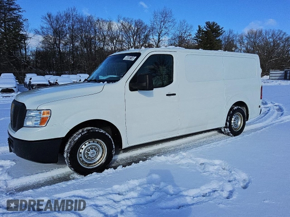2017 Nissan NV Cargo S z VIN 1N6BF0KM4HN803610, wystawiony jako Copart lot #86592134 z przebiegiem 152 375 mil mil oraz Czysty tytuł • Clean title. Historia ofert i sprzedaży dostępna na DreamBid. Obrazek 1.