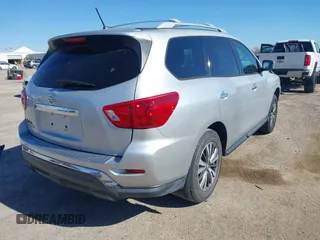 2018 Nissan Pathfinder SV with VIN 5N1DR2MN4JC607605, listed as a IAAI auction lot 41691163 with 99,069 mi miles. Bid and sale history available at carsss.com. Image 4.