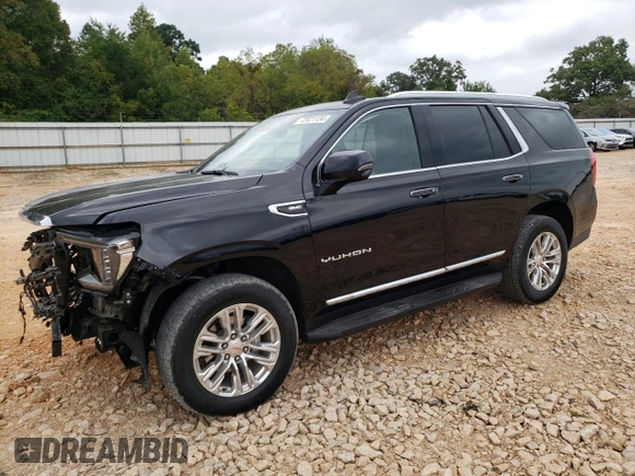 2024 GMC Yukon SLT with VIN 1GKS2BKD3RR218400, listed as a Copart auction lot 72521134 with 20,948 mi miles and Salvage Title. Bid and sale history available at carsss.com. Image 1.