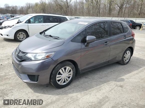 2015 Honda Fit LX with VIN 3HGGK5G56FM749187, listed as a Copart auction lot 52510855 with 122,317 mi miles and Salvage Title. Bid and sale history available at carsss.com. Image 1.