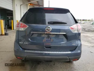2015 Nissan Rogue SV with VIN KNMAT2MV6FP526890, listed as a Copart auction lot 53944835 with 121,890 mi miles and Clean Title. Bid and sale history available at carsss.com. Image 6.