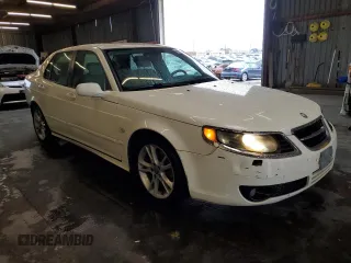 2007 Saab 9-5 with VIN YS3ED49G373525363, listed as a Copart auction lot 45061035 with 158,535 mi miles and Salvage Title. Bid and sale history available at carsss.com. Image 4.